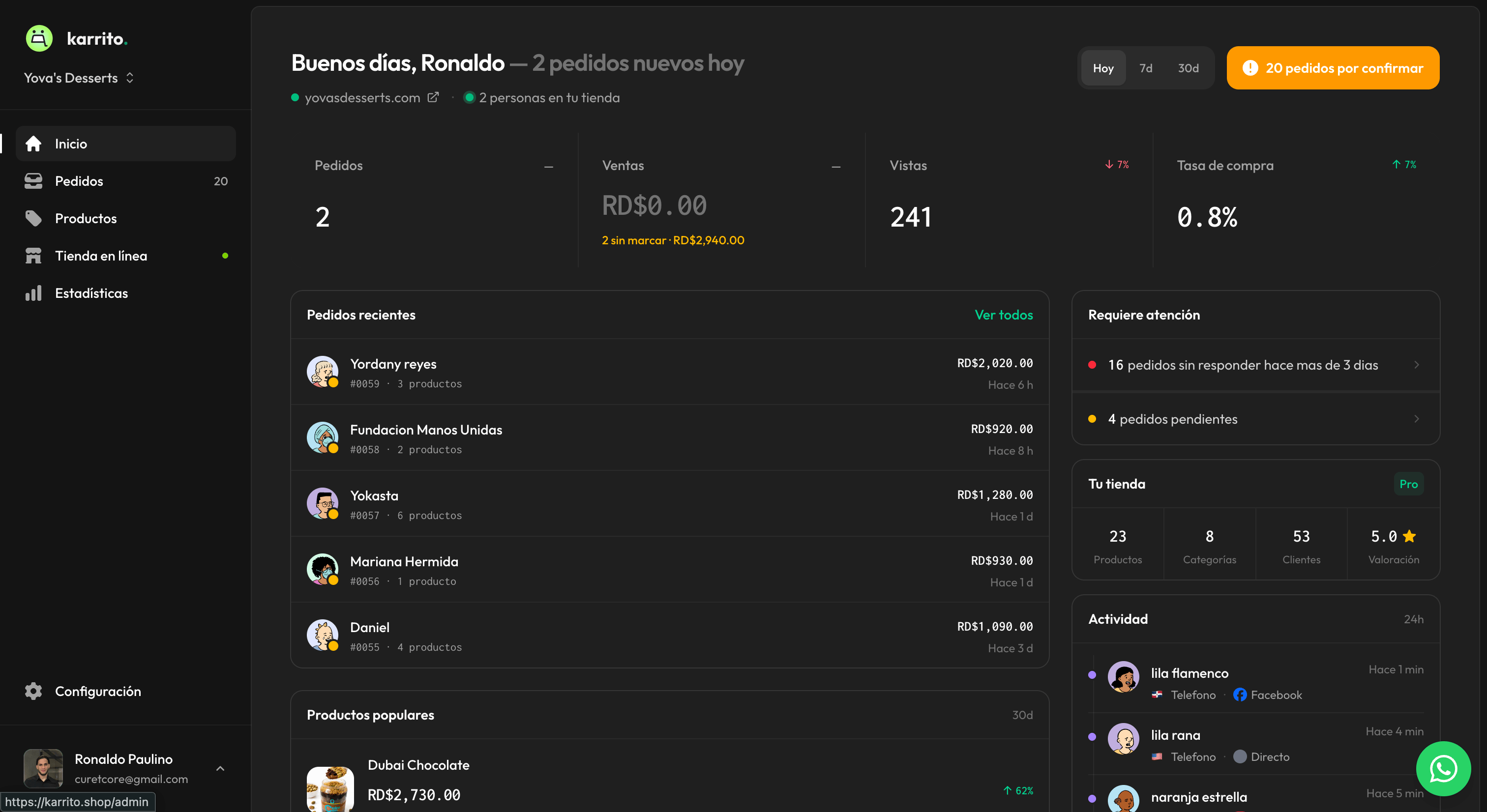 Karrito screenshot 2