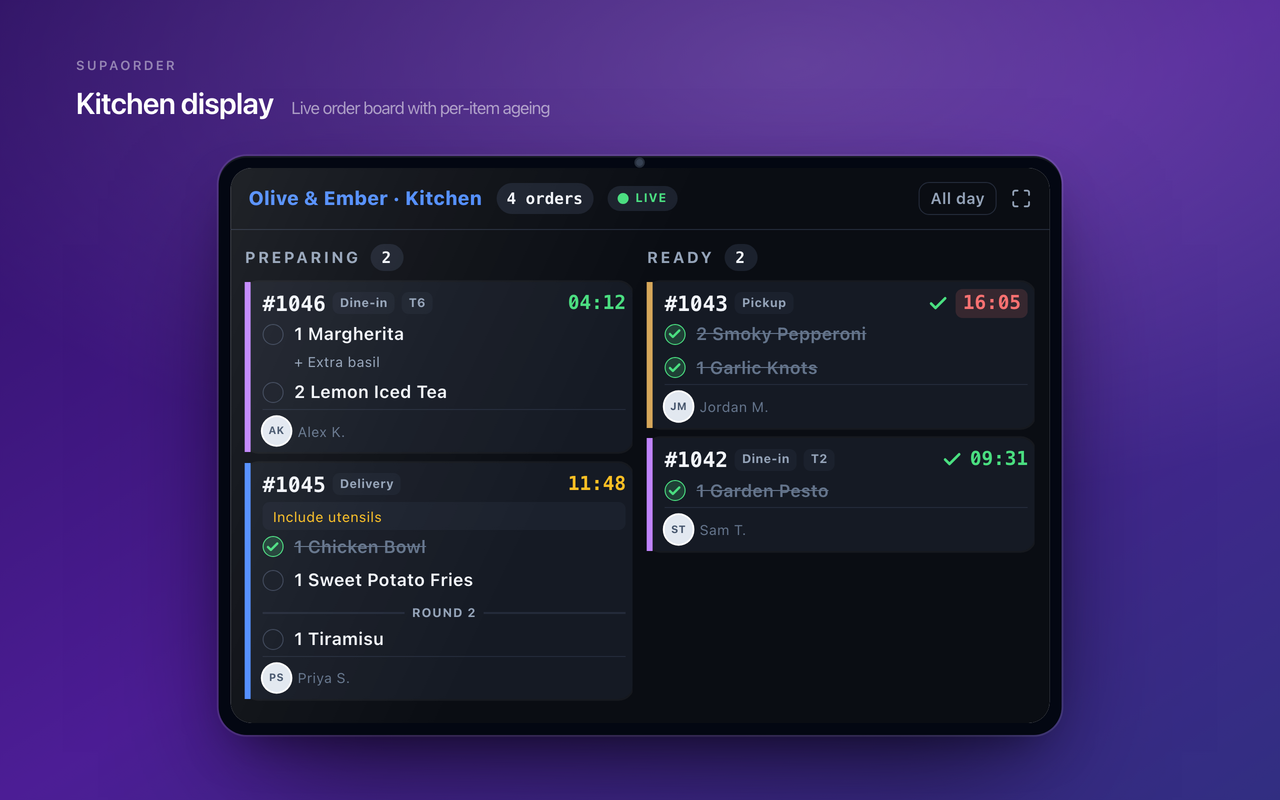 Supaorder screenshot 3