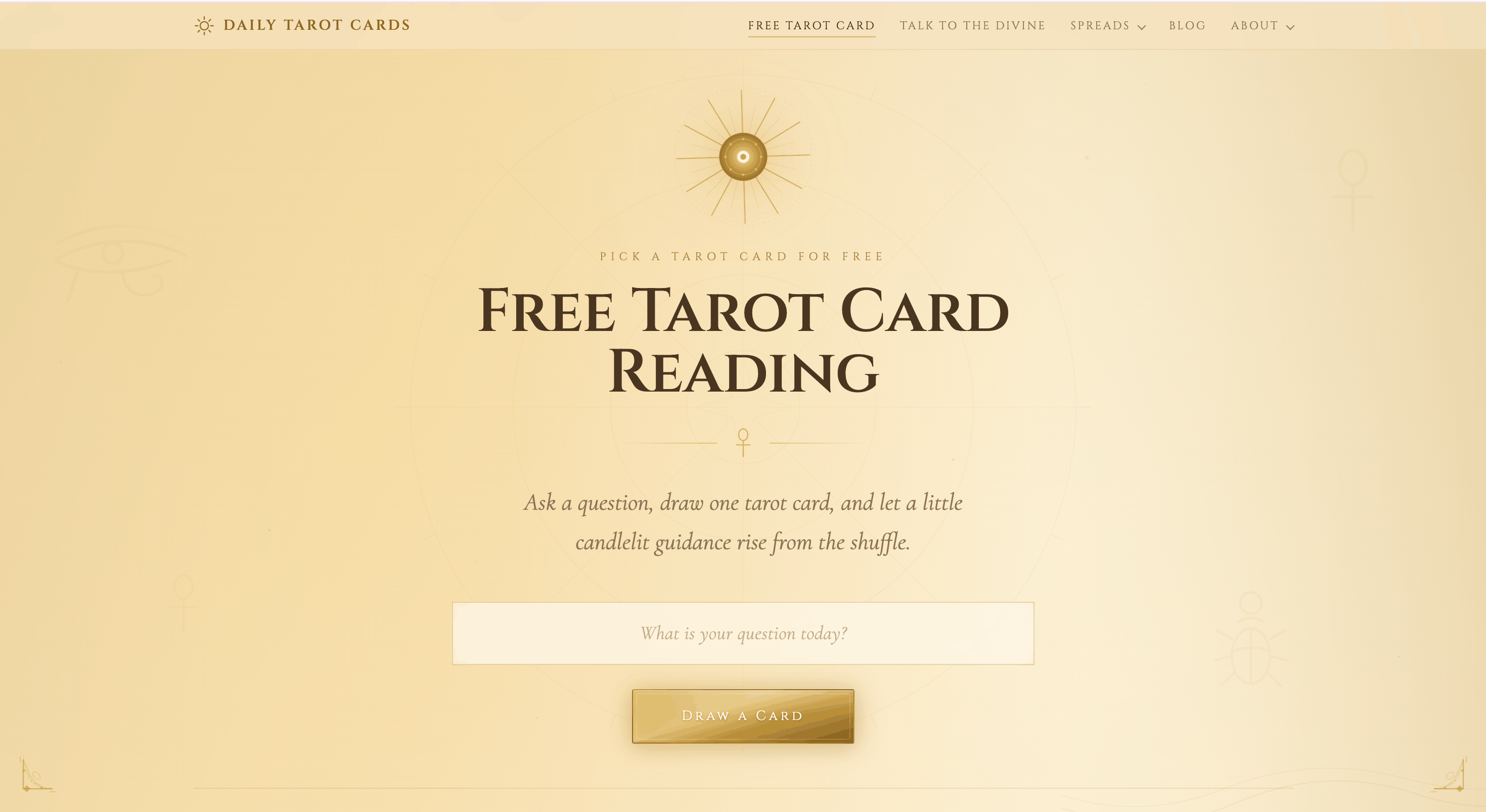 Daily Tarot Cards screenshot 1