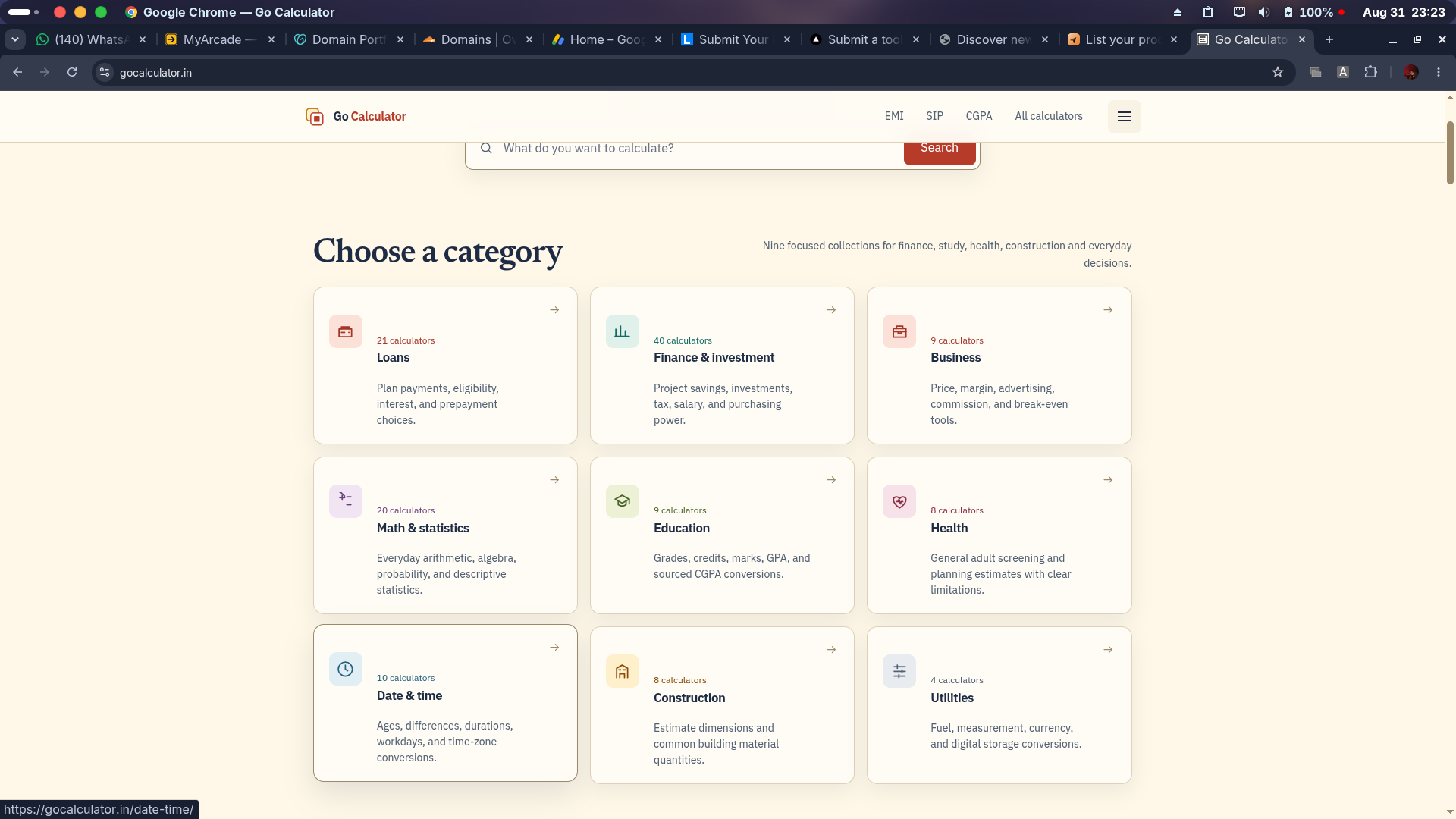 gocalculator screenshot 2