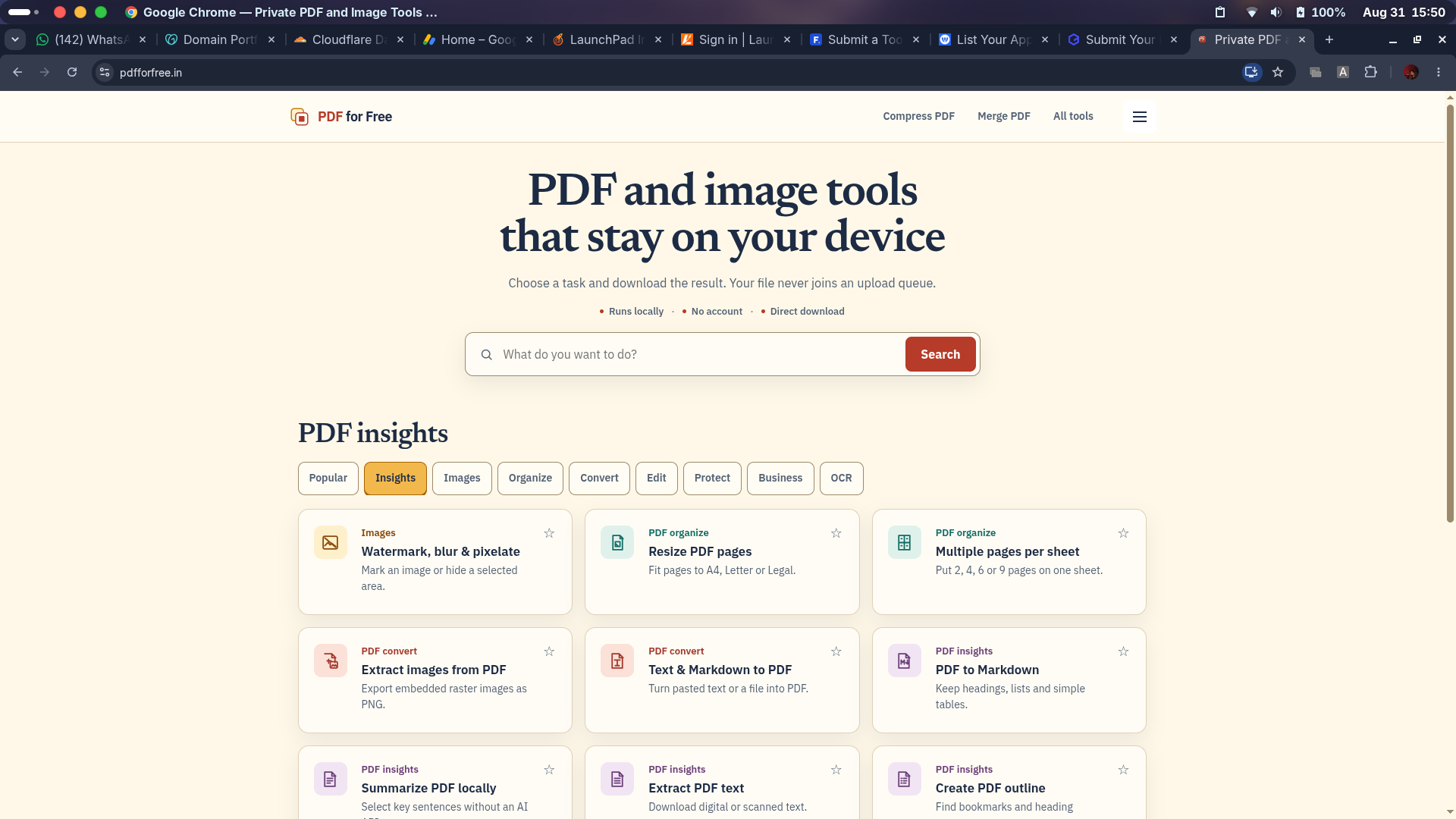 PdfForFree screenshot 1