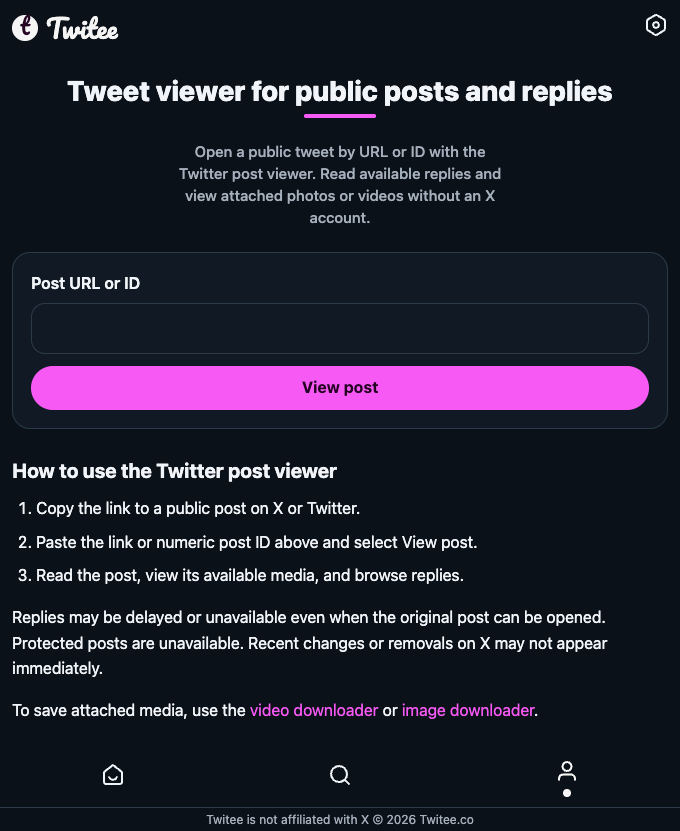Twitee screenshot 3
