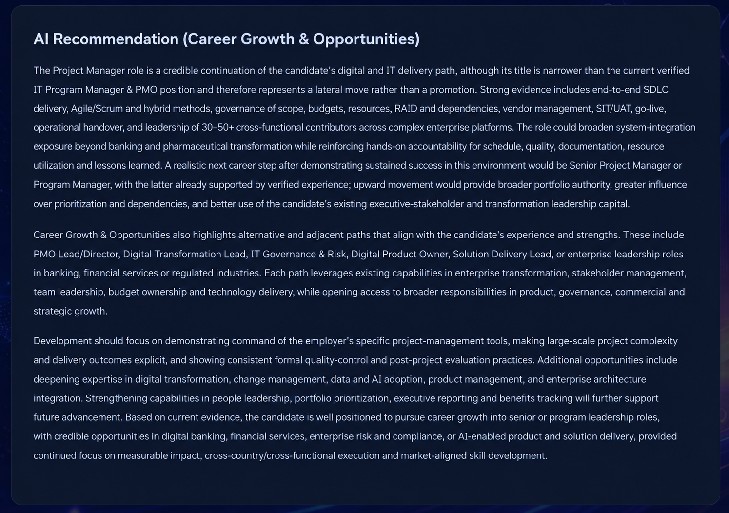 NTP CareerPilot AI screenshot 4